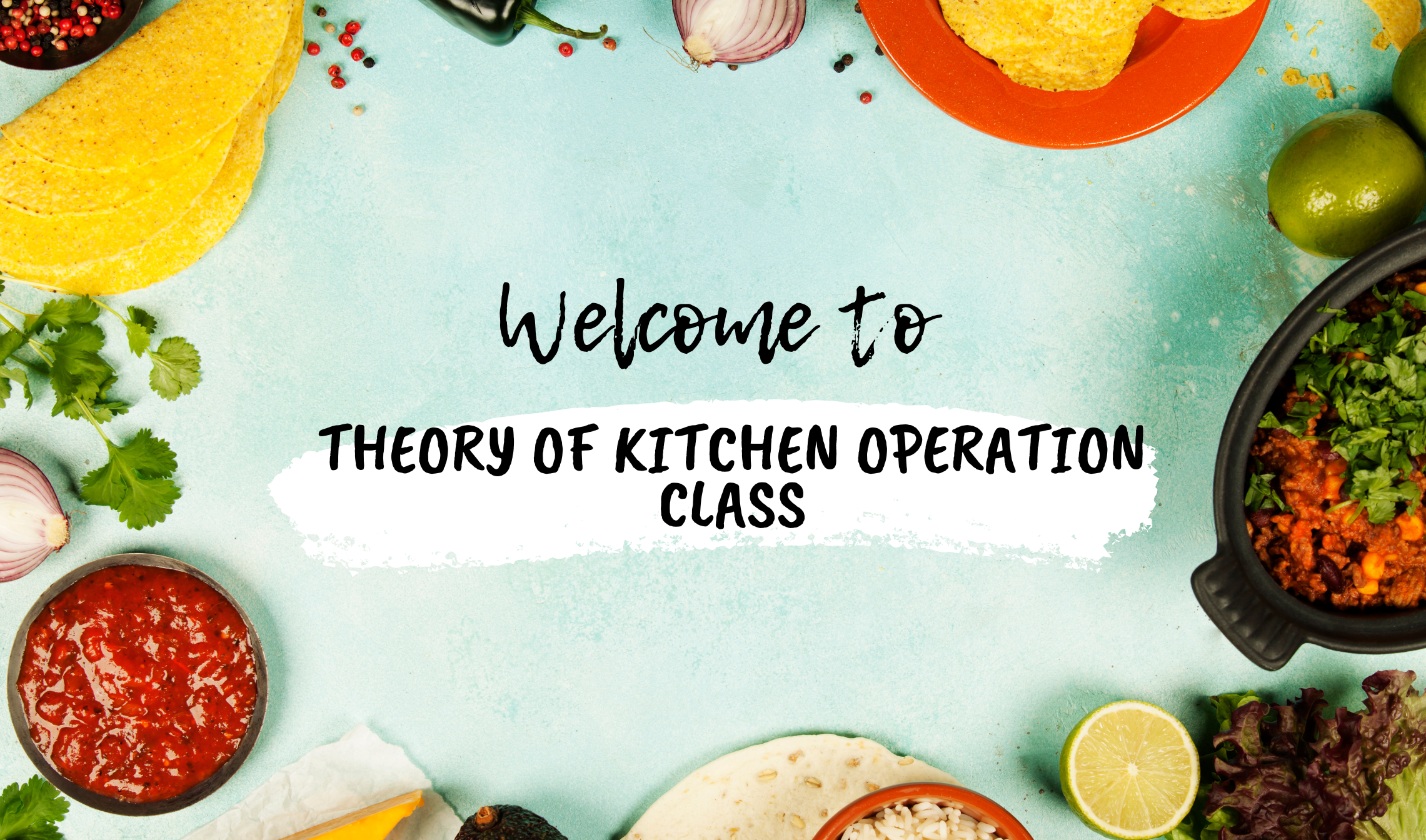 SKU20172 THEORY OF KITCHEN OPERATION