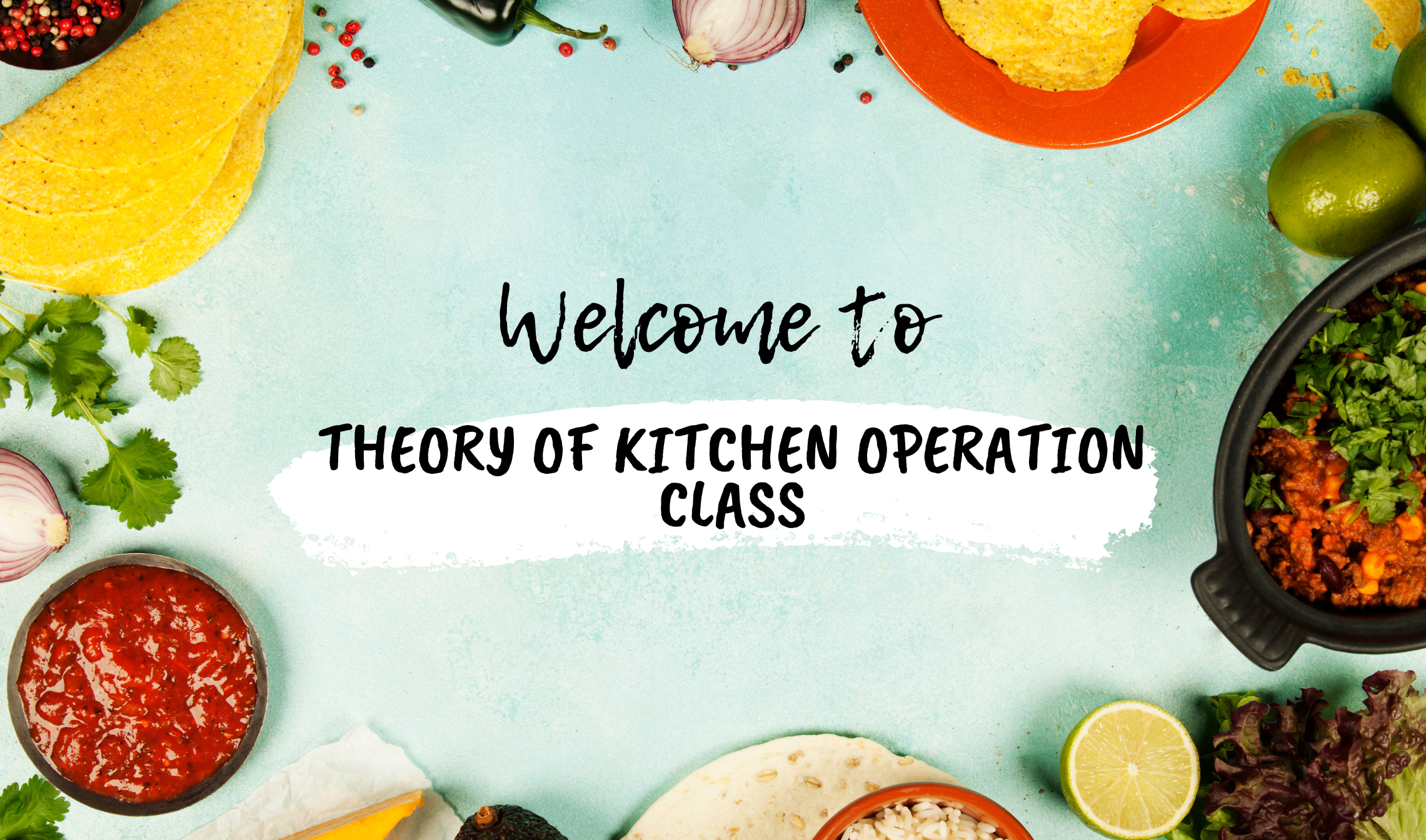 SKU 20172 THEORY OF KITCHEN OPERATION
